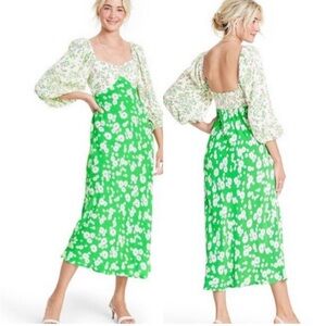 RIXO Daisy Long Sleeve Swing Dress, NWT, Size 6